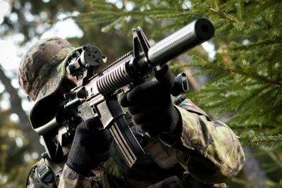 Airsoft in action in the Czech Republic