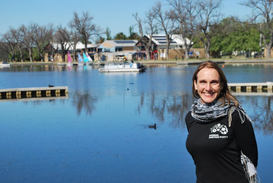 Animal+Justice+Party+candidate+Dr+Tamasin+Ramsay+is+campaigning+to+put+animals+on+the+agenda+in+Albert+Park.+Photo+Credit%3A+Liam+Petterson