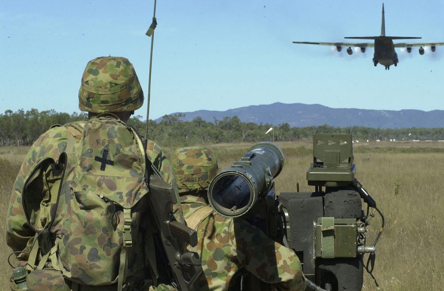 Australian+soldiers+during+a+training+exercise+with+American+troops+in+2001.+