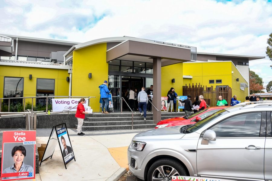 The+early+voting+centre+at+New+Hope+Community+Centre+in+Blackburn+North+