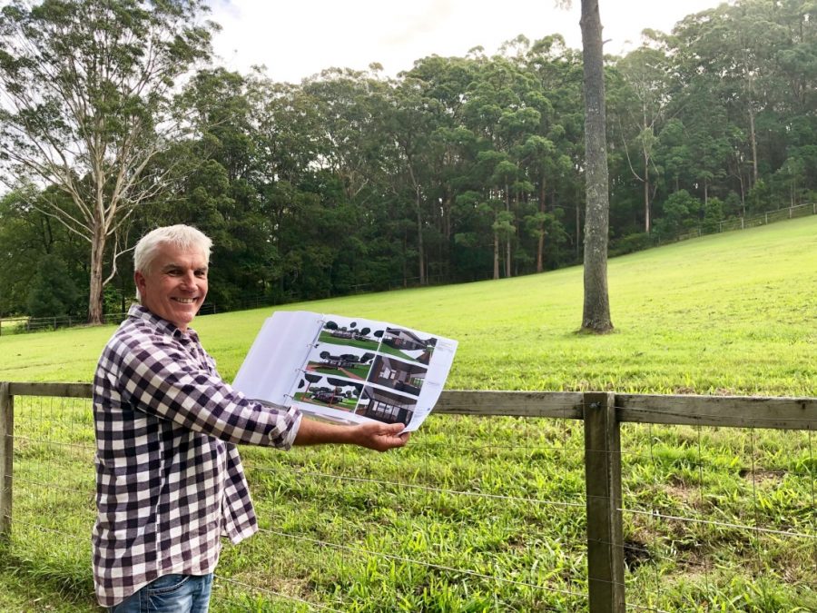 EndED+Co-founder+Mark+Forbes+at+his+Mooloolah+Valley+property+where+Australia%E2%80%99s+first%0Aresidential+eating+disorder+facility+will+be+built.+