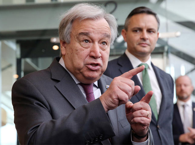 UN+Secretary-General+Ant%C3%B3nio+Guterres+with+Climate+Change+Minister+James+Shaw+...+%E2%80%9CIt+is+absolutely+crucial+to+have+the+leadership+of+the+youth%E2%80%9D.+Image%3A+Michael+Bradley%2FRNZ%2FPMC