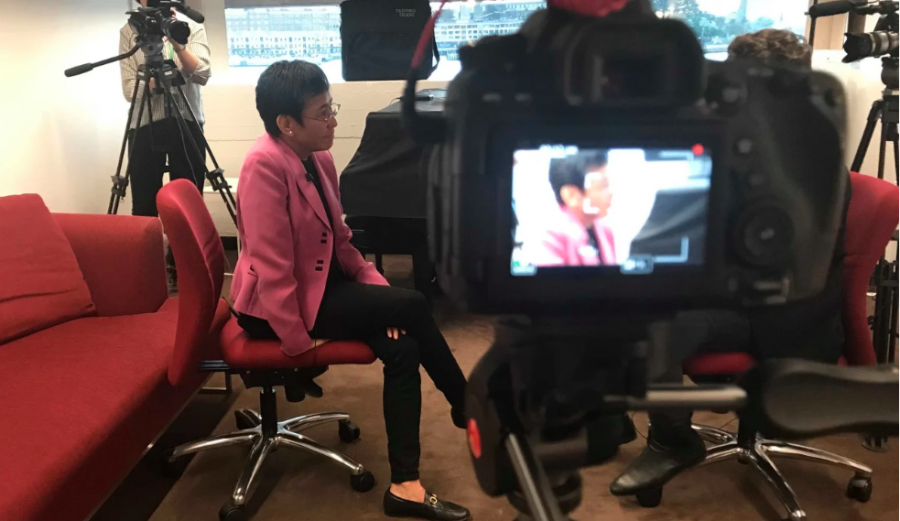 Rappler+founder+Maria+Ressa%2C+talking+to+UTS+Journalism+students