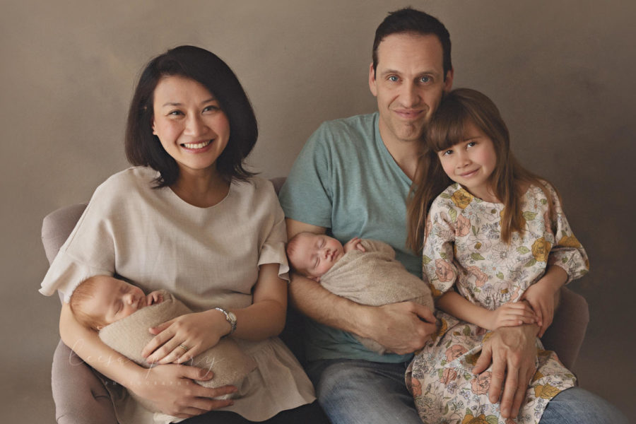 A person holding a baby