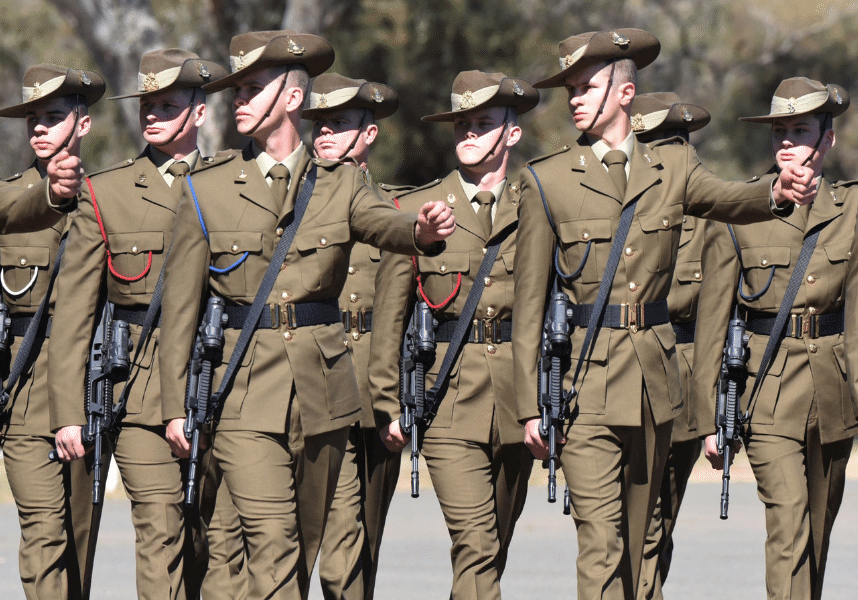 A group of people in uniform